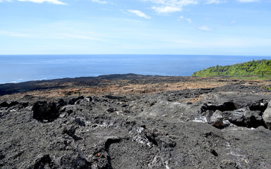 route des laves à la réunion