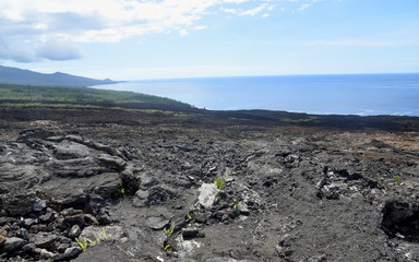 route des laves à la réunion