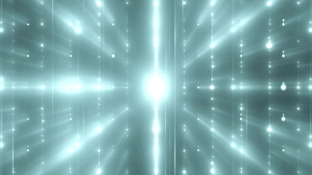Floodlights neon disco background. Abstract motion background, shining lights, energy waves.