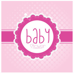 Naklejka premium Baby shower