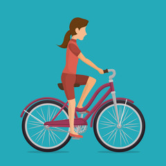 Fototapeta na wymiar bicycle lifestyle design 