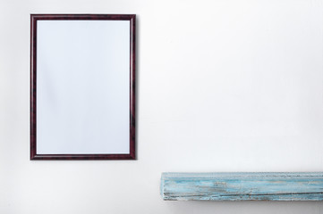 Empty frame for an inscription