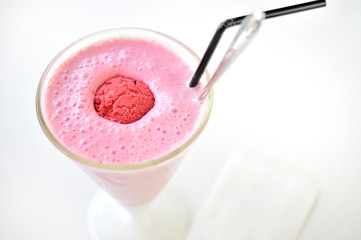 Strawberry milkshake