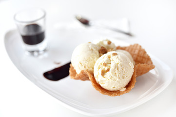 Vanilla ice cream