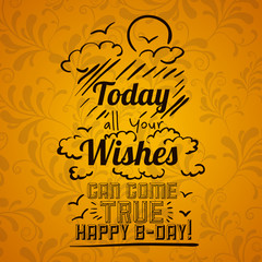 happy birthday design 