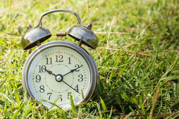 alarm Clock on the grass