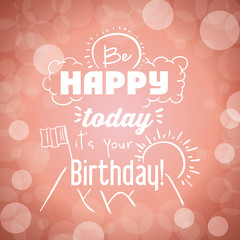 happy birthday design 