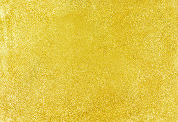 Gold glitter texture background, sparkle holiday background