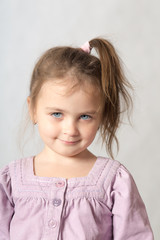 Fototapeta premium girl with blue eyes