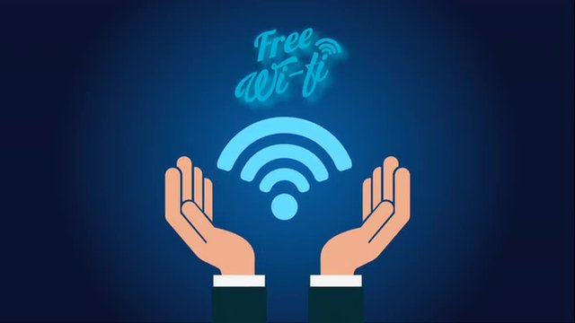 Free wifi design, Video Animation 