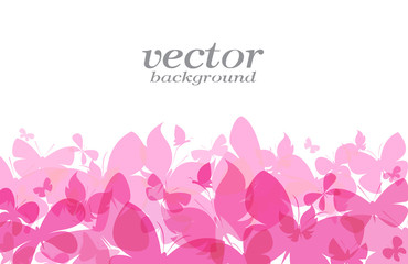 Butterfly design on white background - Vector Illustration, back