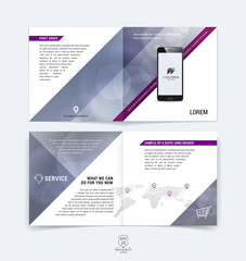 Brochure design, flyer, cover, booklet and report layout templat
