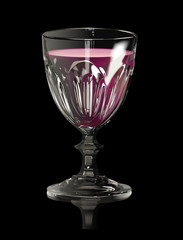 赤ワイン　黒背景