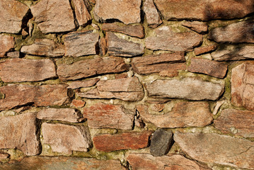 stone wall detail