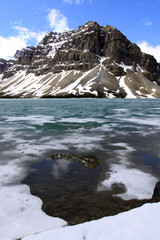 Fototapeta na wymiar Bow Lake. Banff Nationalpark. Kanada 
