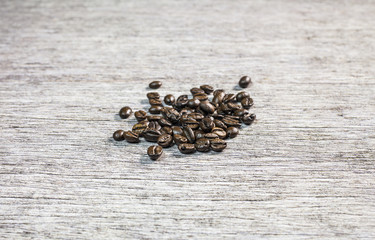 Some coffee beans