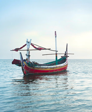 Fishermans boat , Indonesia