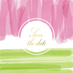 Light pink green love pastel background in valentine's day with