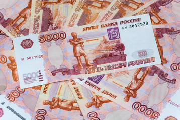 Ruble banknotes