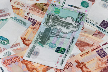 Ruble banknotes