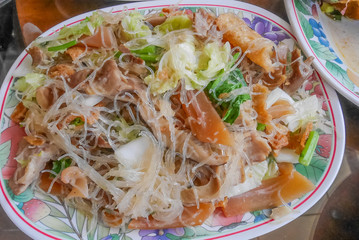 fried glass noodle