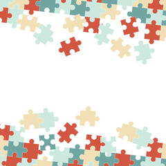 puzzle pieces background