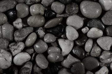 灰色の小石　背景素材