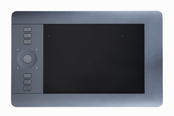 Digital, graphic tablet  isolated on white