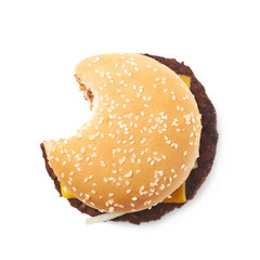 Fresh hamburger isolated