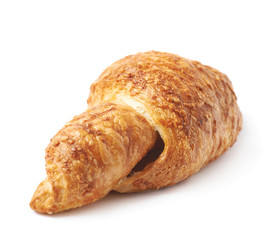 Cheese croissant isolated