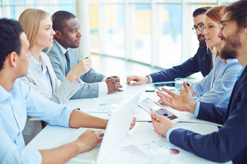 Obraz premium Working meeting