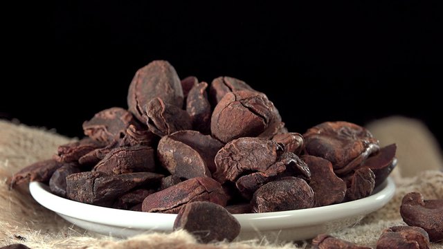 Heap of rotating Kola Nuts (seamless loopable 4K footage)