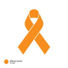 Kidney Cancer ribbon vector