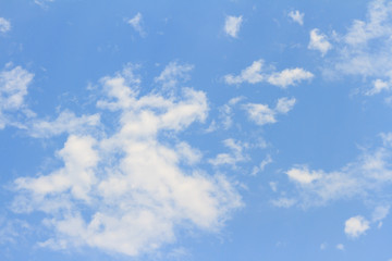 blue sky with clouds
