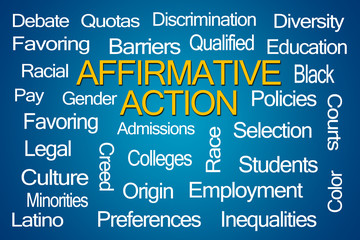 Affirmative Action Word Cloud