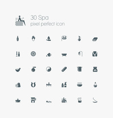 Spa & Wellness solid icons