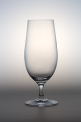 Beer Glass on Grey and White