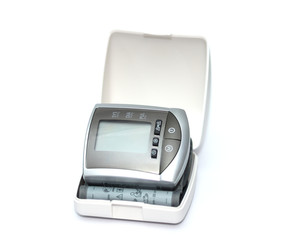 tonometer for measuring blood pressure on a white background