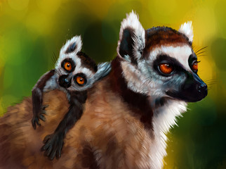 Кошачий лемур