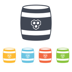 wooden barrel icon