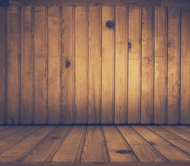 wooden room