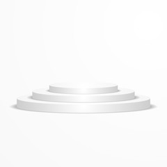 round white podium