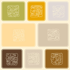 Seamless pattern with American Indians art and ethnic ornaments for your design