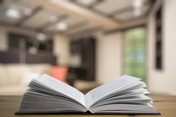 book table in the room