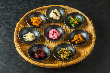 日本　京都の漬物　 pickles Kyoto, Japan