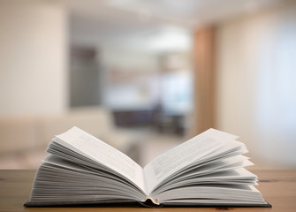 book table in the room