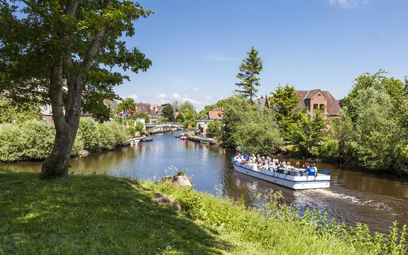 Friedrichstadt - Grachten in Nordfriesland