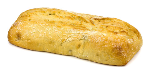  bread on a white background