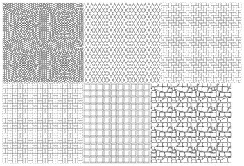 The texture of paving slabs