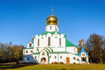 Fototapeta na wymiar Our Lady Feodorovskaya Imperial cathedral